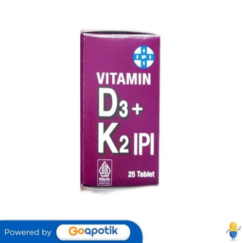 Ipi Vitamin D3 + K2 Botol 25 Tablet
