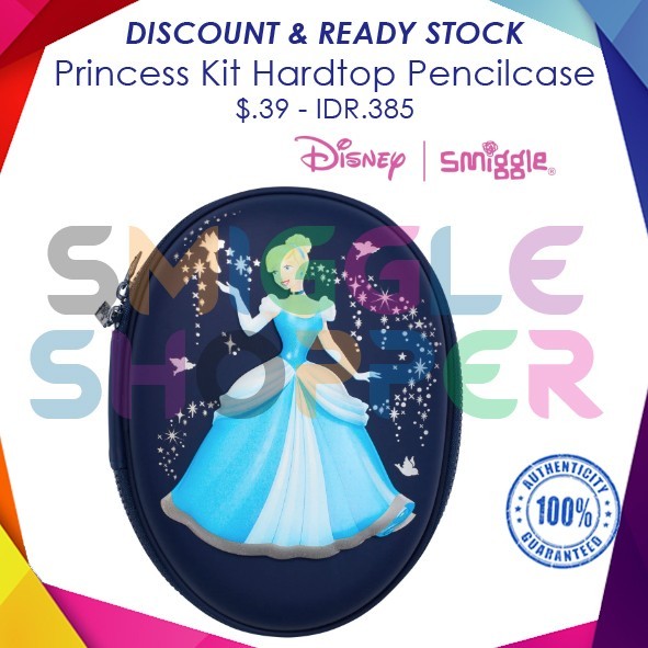 

[Terbaru] smiggle Ori Princess Hardtop Pencilcase Kit