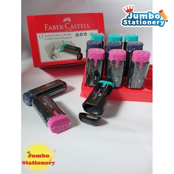 

RAUTAN DAN PENGHAPUS - COMBI ERASER SHARPENER TREND COLOR FABER CASTELL
