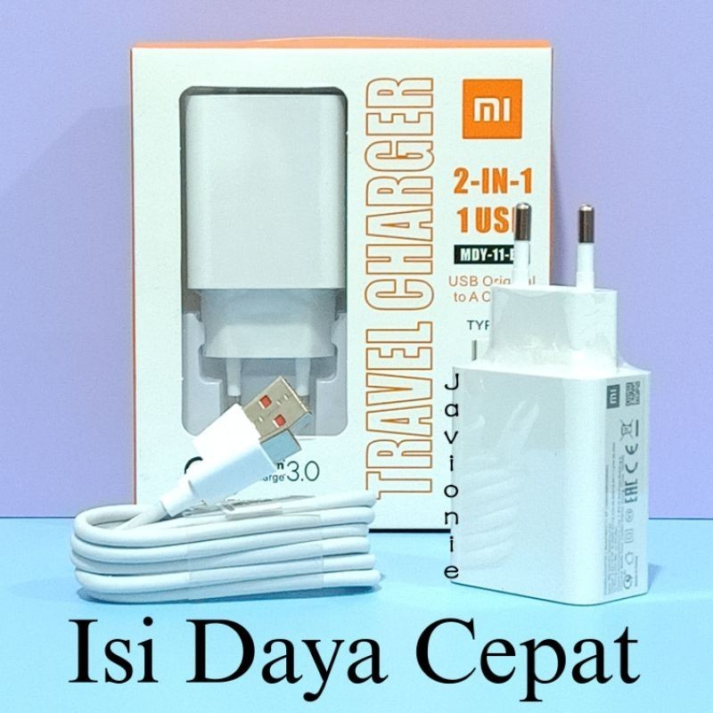 Charger Casan Cas Xiaomi Redmi 8 8A PRO Original 22.5W 33W Fast Charging TYPE C