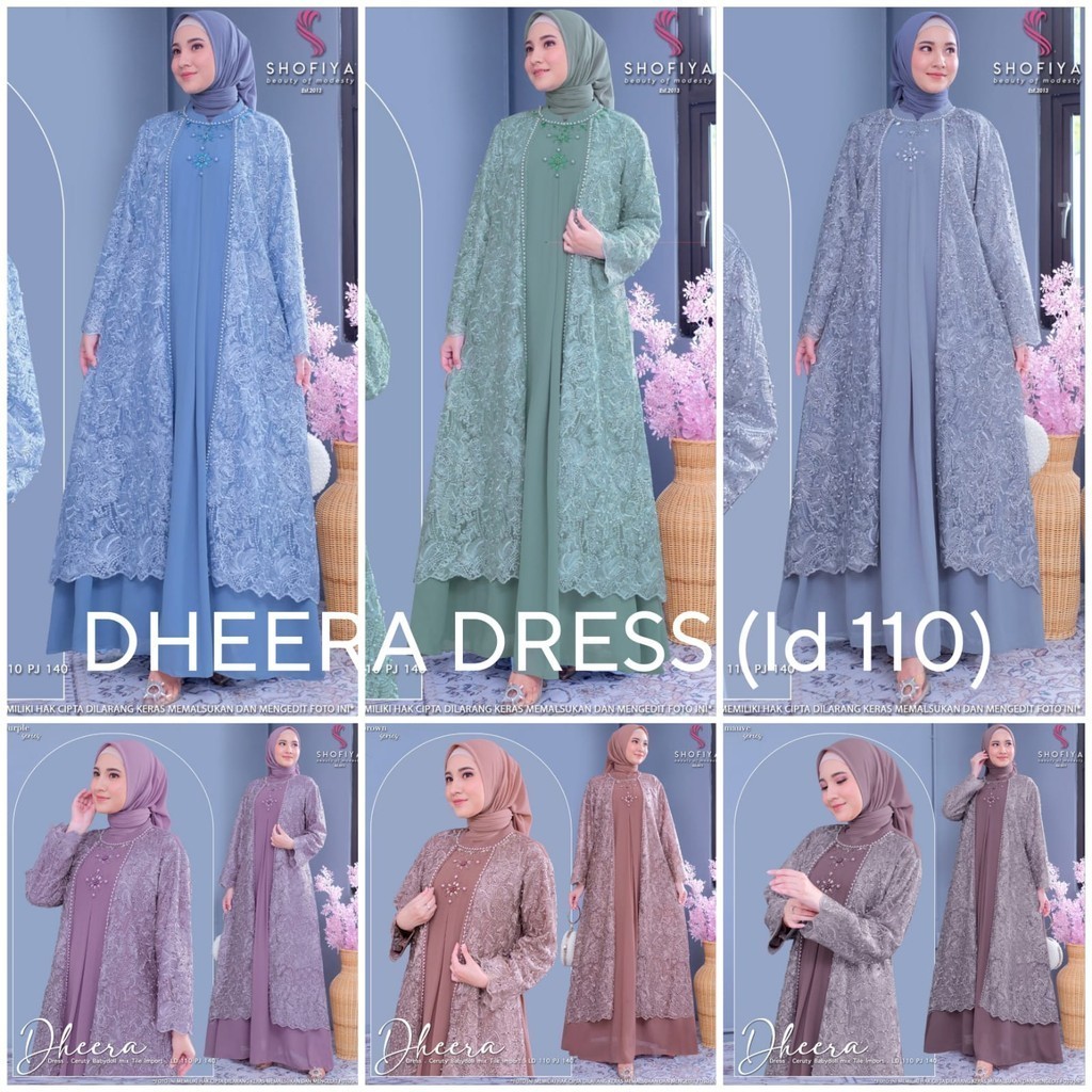 Dheera Gamis Pesta LD 110 By. Shofiya