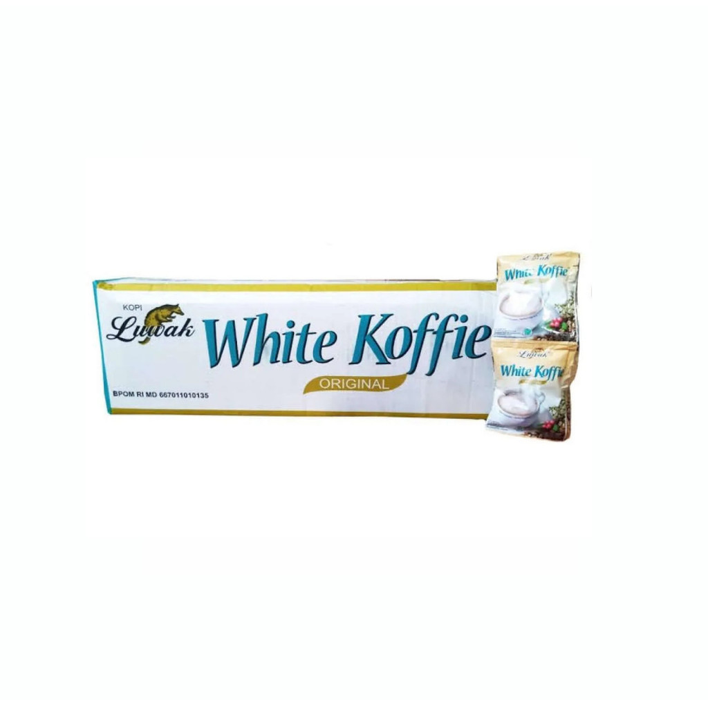 

(12 RENTENG) Kopi luwak white coffe ORIGINAL 20g 1 Dus isi 12 renceng