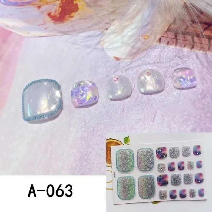 STIKER NAILART KUKU KAKI MOTIF CANTIK GAYA JEPANG BEST SELLER - EJ007