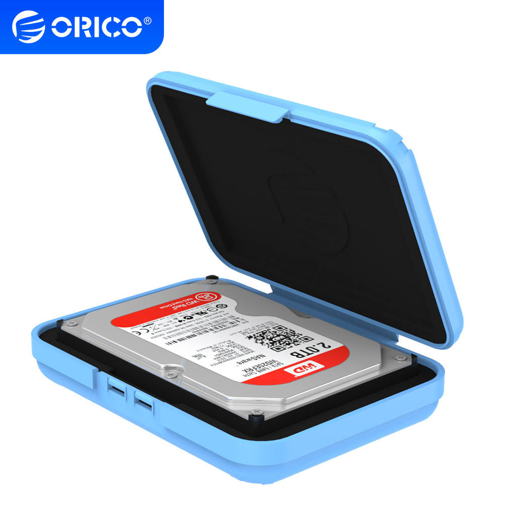 

ORICO 3.5HDD Protector Box( 3.5 inch Protective Box 5 Pcs Storage Case Dust-proof Moisture-proof Water Repellent Hard Drive Box