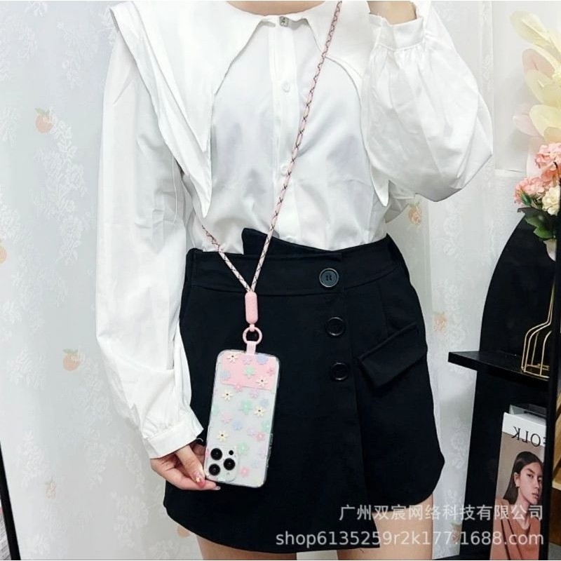 Gantungan Tali Hp Gantungan Hp Universal / Tali Nagita Batik