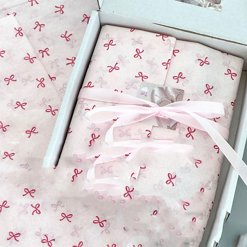 

20pcs Bowknot Sydney Paper Hand-Kneaded Paper Cotton Paper Bouquet Flower Wrapping Paper Flower Wrapping Paper Cake Baking Gift