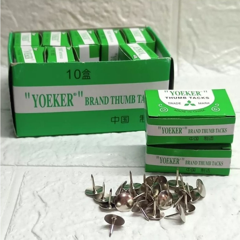 

PAKU PAYUNG ISI 10 PAK / THUMB TACK