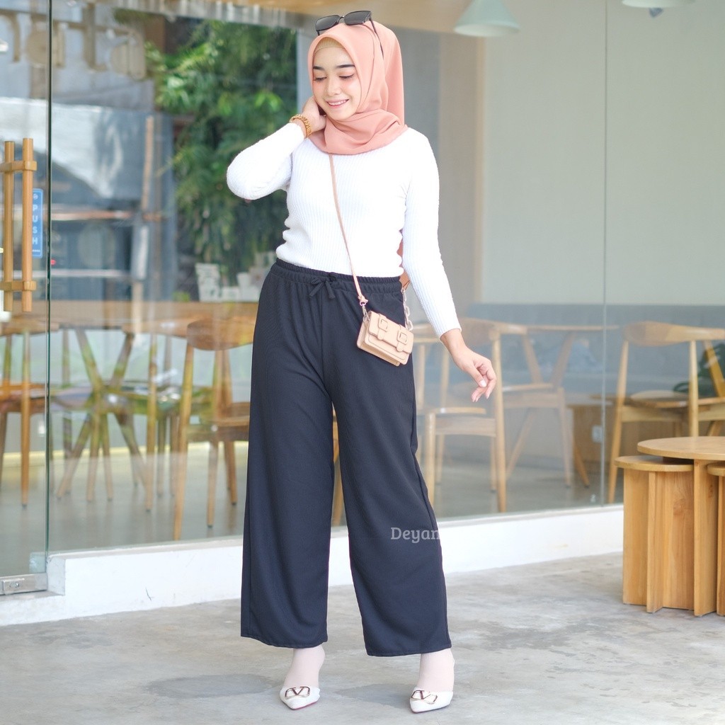 Sabeen Officeware | DEYAN - Kiyora kulot knit kulot rajut wanita