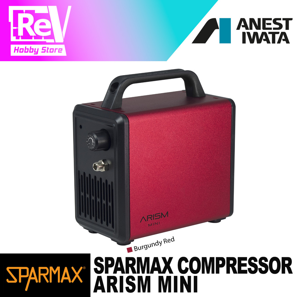 KOMPRESOR COMPRESSOR AIRBRUSH SPARMAX ARISM MINI RED GUNDAM MG HG PG