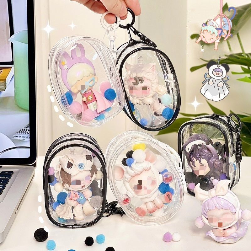 Tas Wanita Pvc Untuk Boneka Pouch Boneka Doll Storage Pouch Doll Pouch Keychain Bag