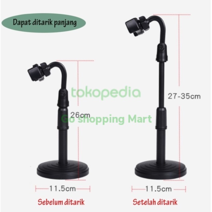 Holder Handphone Multifungsi Penjepit Hp Punya Dudukan Penyanggah Hp