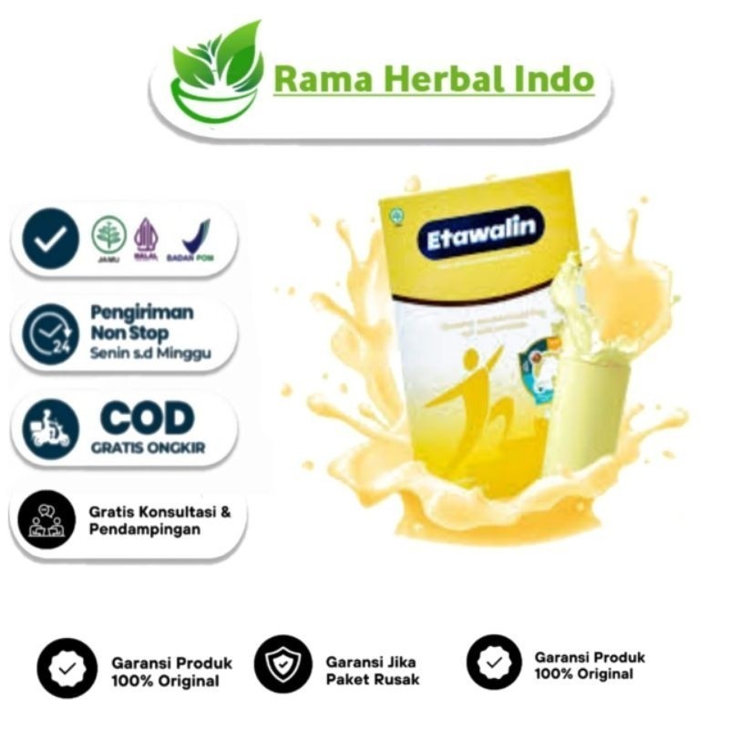 

Etawalin Susu Kambing Etawa Herbal Nyeri Sendi Mengobati Asam Murat Asli Original 1 Box Asli Original