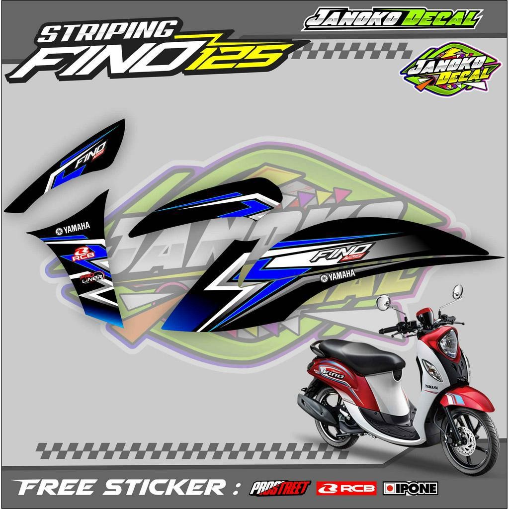 STRIPING VARIASI YAMAHA FINO 125 / STICKER LIST VARIASI MOTOR FINO 125