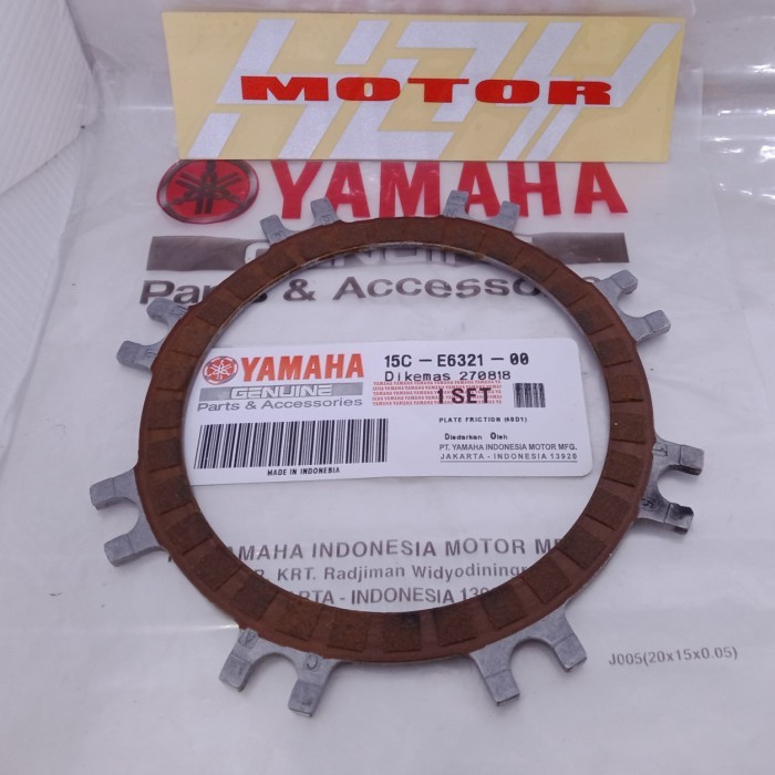 Kampas Kopling Plate Friction Yamaha Lexam 15C-E6321-00 berkualitas