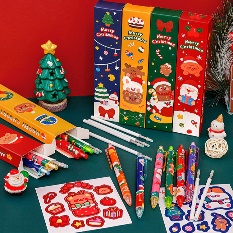 

[HARU] Christmas Series 5 in 1 Pen Goodie Box Series Goodie Bag Hampers Gift Packaging Bag Kantong