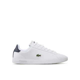 Sepatu Pria Lacoste Graduate Pro 222 1 White & Navy (744SMA0014042) Original