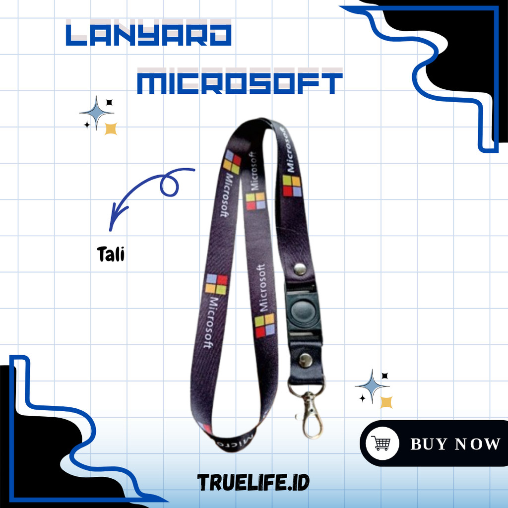 

Tali ID Card/Lanyard MICROSOFT [READY STOCK]