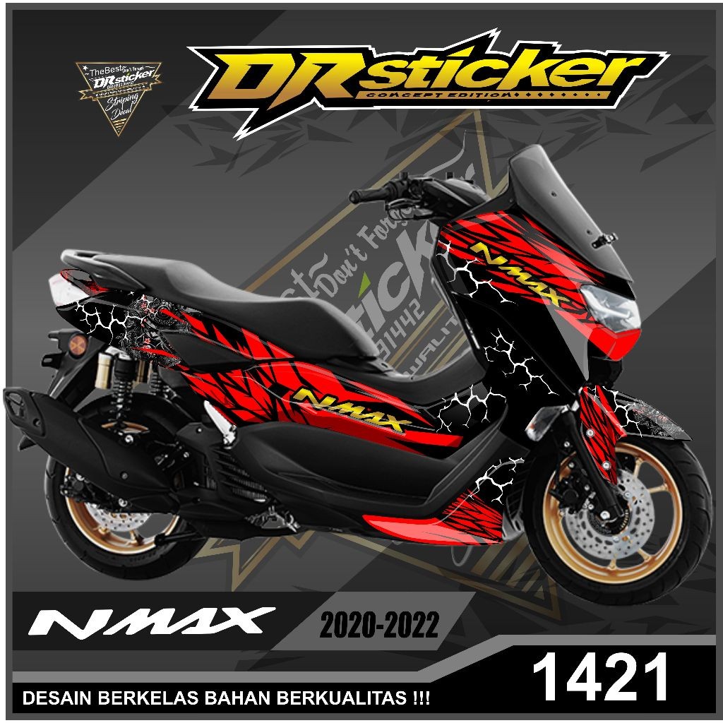 DECAL NMAX NEW - STIKER FULL BODY 2020 2021 2022 BODY JENIS : DOFF, GLOSSY