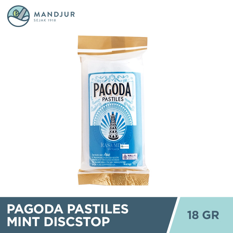 

Pagoda Pastiles Mint Discstop 18 Gram - Permen pelega Tenggorokan