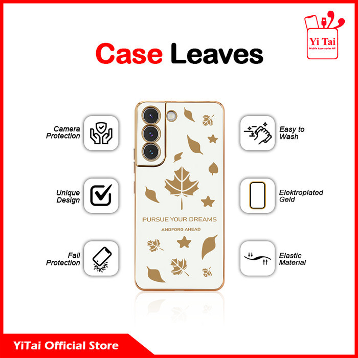 YI TAI - YC64 Case Leaves Huawei Y6 2019 Y7 2018 Y7 Prime 2018 Y7 Pro 2018 Y7 2019 Y7 Prime 2019 Y7 