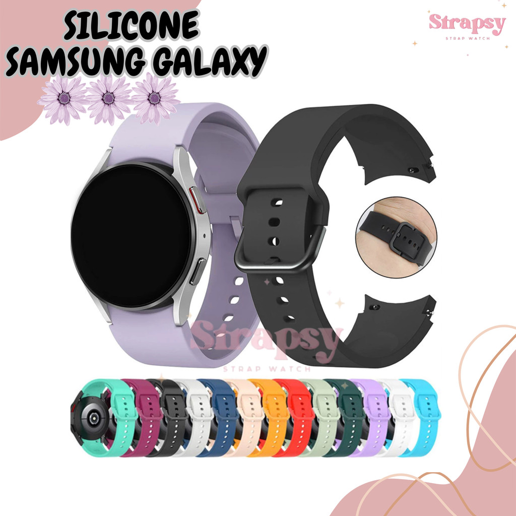 Silicone Sport Soft Strap Smartwatch Samsung Galaxy Watch FE Samsung Galaxy Watch 7 6 5 4 44mm 40mm 