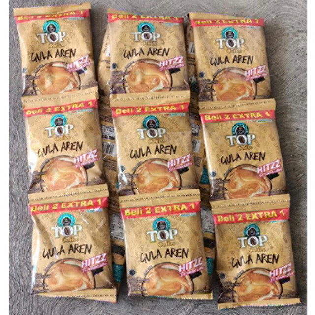

TOP KOPI GULA AREN RENCENG HITZZ 22 GRAM ISI 15 sachet Promo termurah