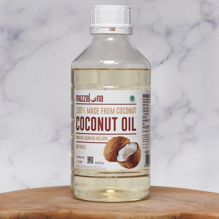 

Minyak Kelapa Organik Mezzaluna 1 Liter Organic Coconut Oil 1L