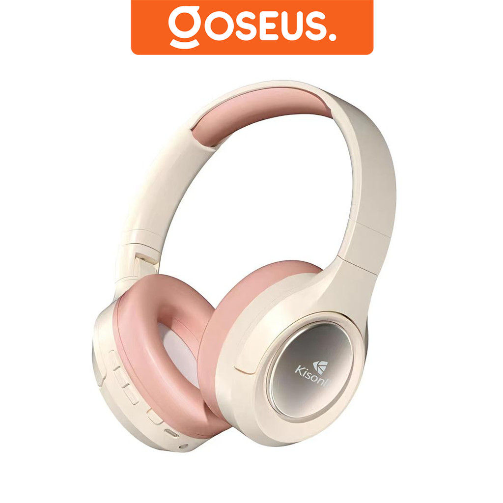 Headset Bluetooth 5.3 Kisonli A5 TWS Headphone Wireless Gaming Sport Foldable