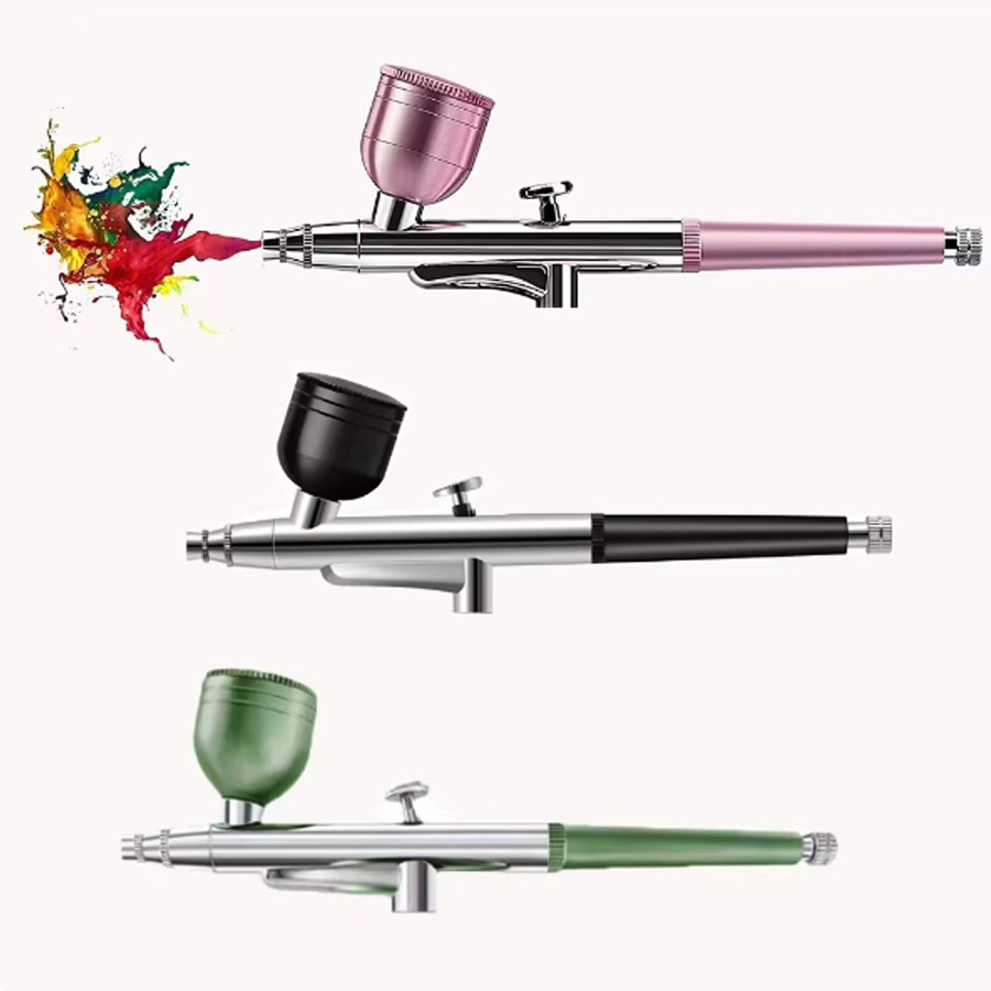 

Portable Single Action Airbrush 0.3mm Nozzles Spray Gun Pen for Model Cake Nail Car Painting Beauty Inkjet