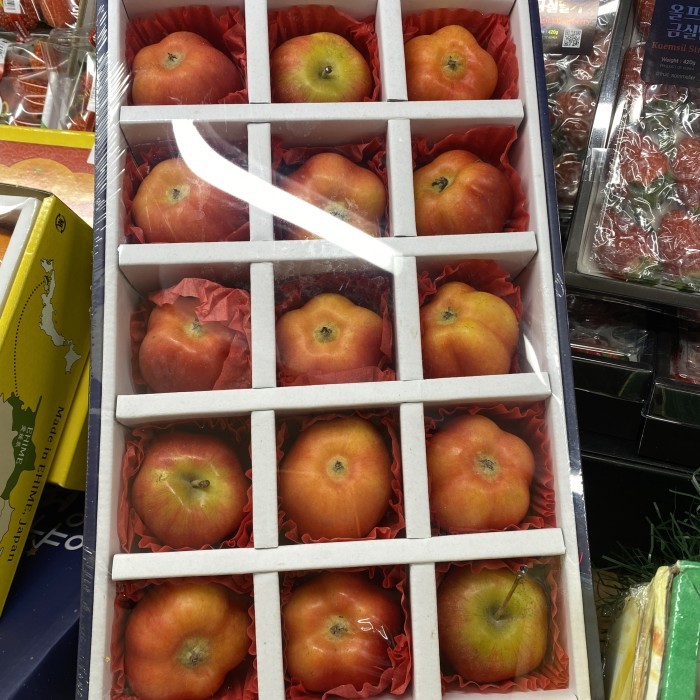 

Buah korea | Star appel korea garing manis | Buah apel bintang korea Box