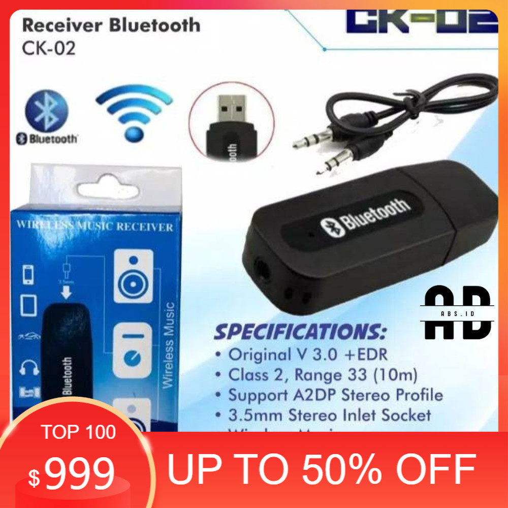 COD BLUETOOTH RECEIVER WIRELESS STEREO AUDIO ADAPTER USB / USB BLUETOOTH SPEAKER AUDIO MUSIC CK02 CK