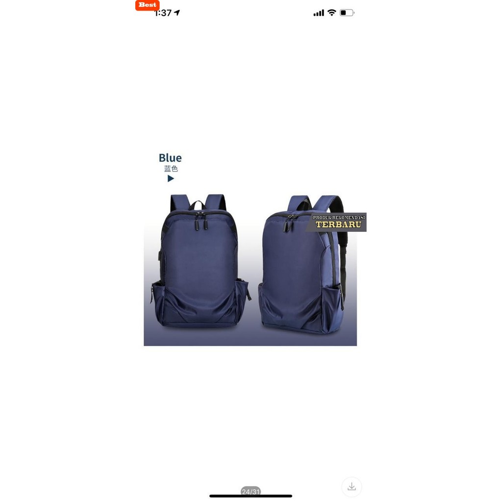 tas ransel pria murah berkualitas TAS RANSEL /TAS PUNGGUNG SERUT BAWAH DENGAN UKURAN BESAR HM 13 - B