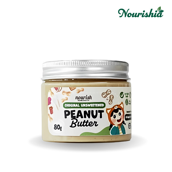 

Original unsweetened peanut butter 80gr