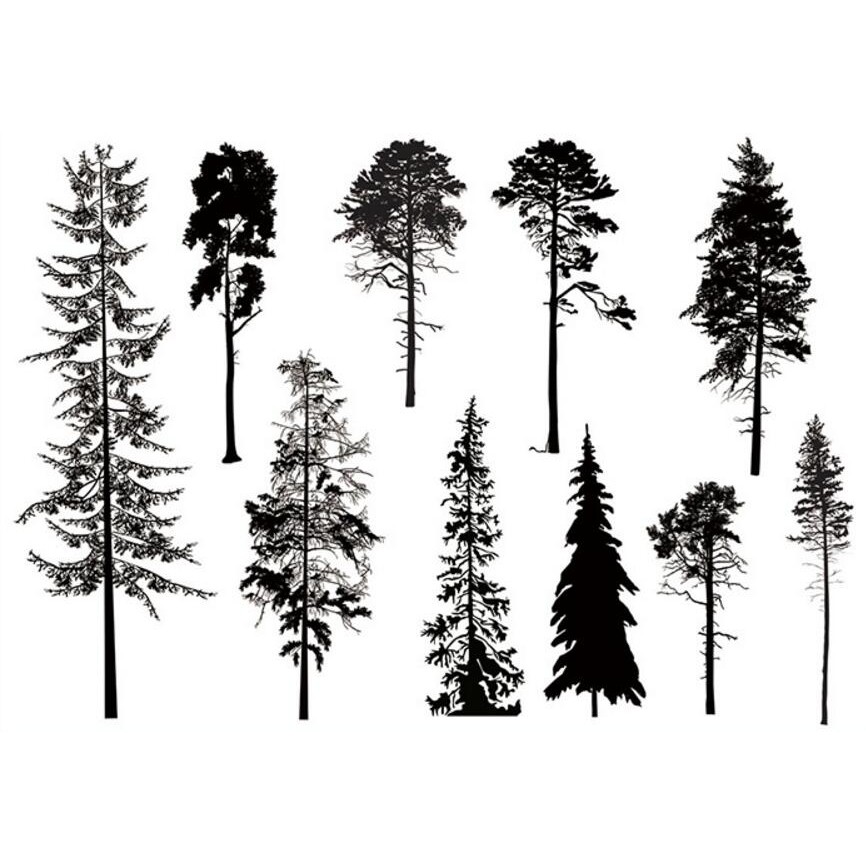 

Tree Transparent Clear Stamp For DIY Scrapbooking/Card Making C135