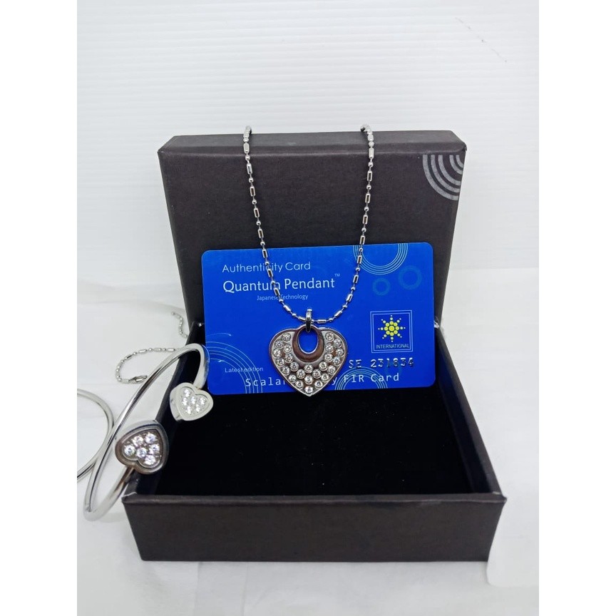 [ TERLARIS ] 1 set kalung kesehatan / kalung + gelang +BOX + SERTIFIKAT/KALUNG KESEHATAN ANTI VIRUS/