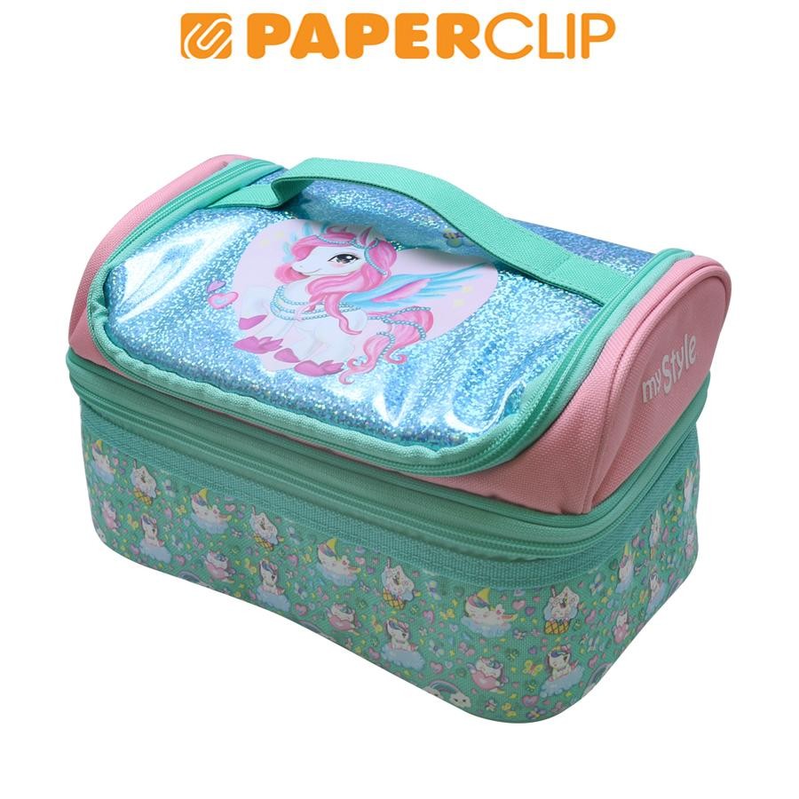 TAS / LUNCH BAG MY STYLE TM2374 UNICORN GREEN