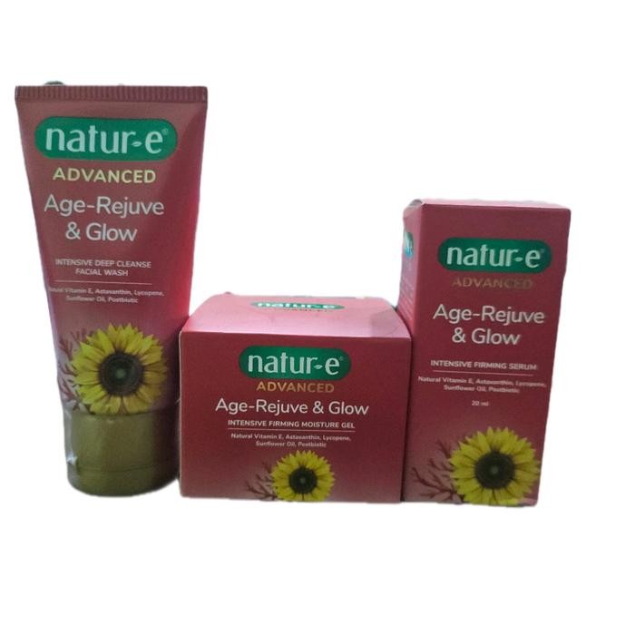 Natur E advanced Rejuve Paket Skincare Moist serum dan FW