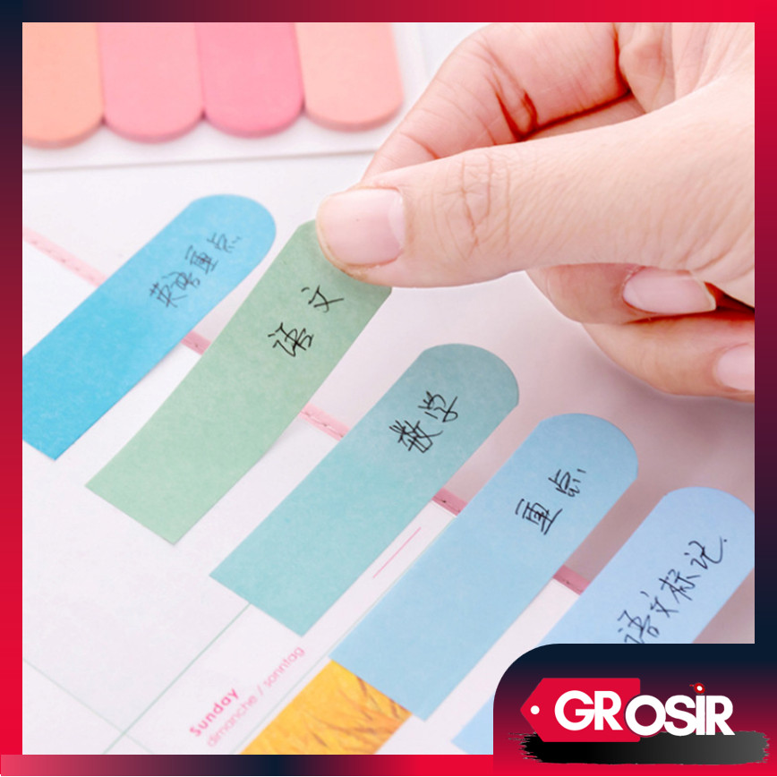 

Grosir - S5690 Mini Sticky Notes / Pembatas Kertas Aesthetic / Label Sticky Notes / Penanda Halaman Buku / Memo Mini Stick Polos