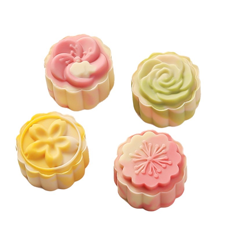 50G Cetakan Kue Bentuk Bunga Sakura Kecil Cetakan Kue Bulan Plastik Mooncake Cherry Blossom