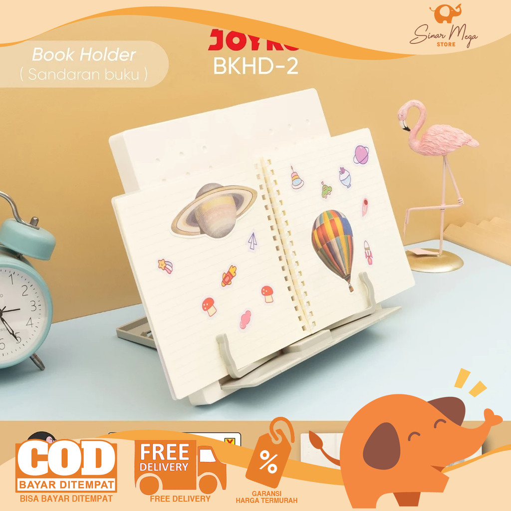 

JOYKO Book Holder BKHD-2 Stand Book - Sandaran Buku Murah