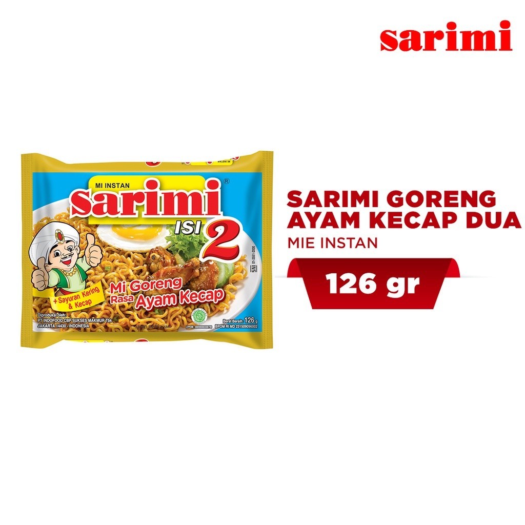 

1 ctn - Sarimi Goreng Ayam Kecap Dua indofood