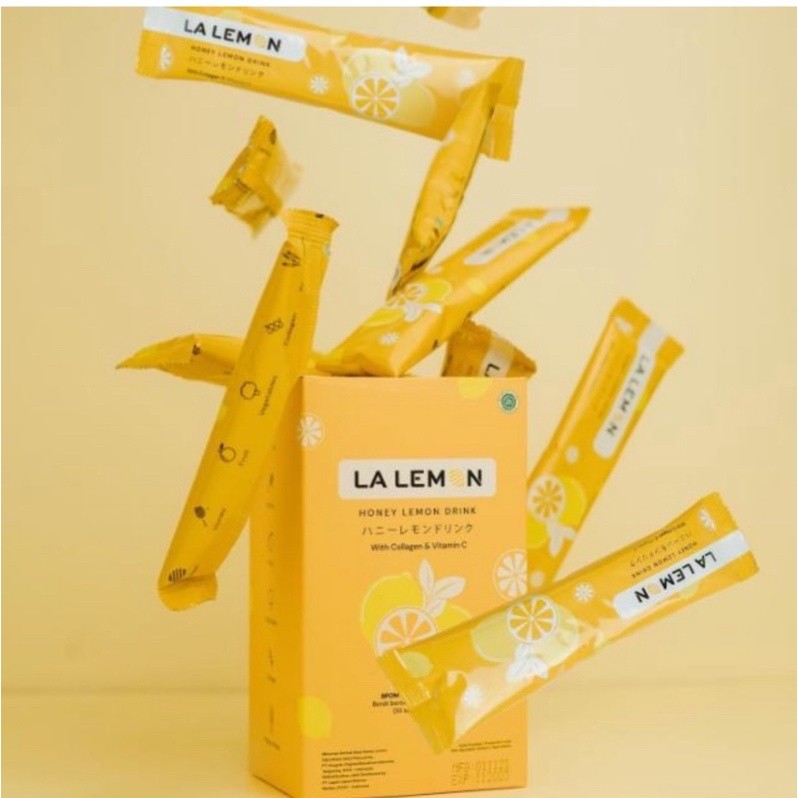 

LALEMON HONEY LEMON DRINK WITH COLLAGEN & VIT C Herbal Terbaikk