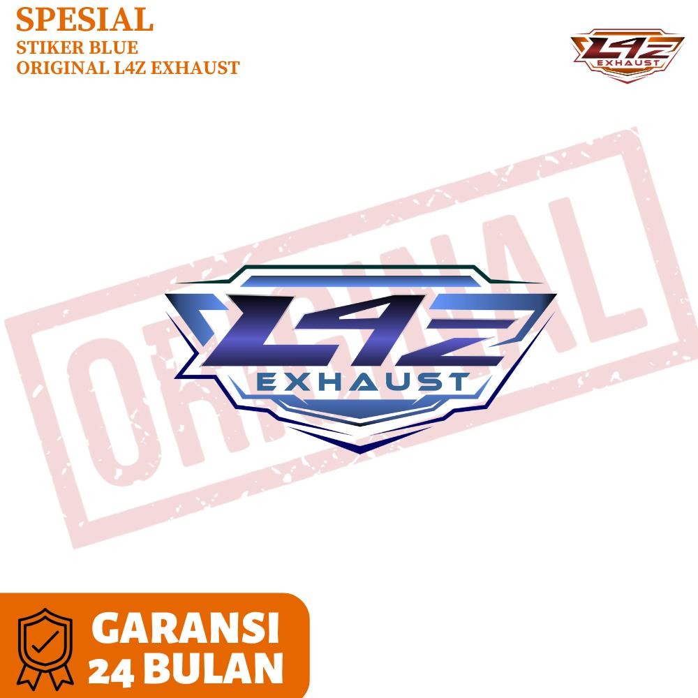 Stiker L4Z Blue original Aerox Pcx Old Vario Nmax Original Beat Icon Racing Sporty Mio