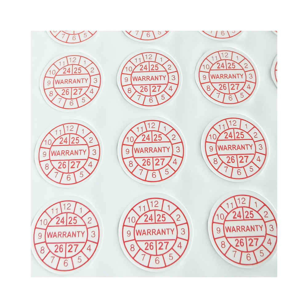 

450pcs 10mm Diameter Round Fragile Paper Sticker Warranty Destructive Adhesive Eggshell Seal