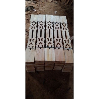 papan pagar motif cengkeh rumah betawi,joglo,dan limasan cocok mahoni SHP8051