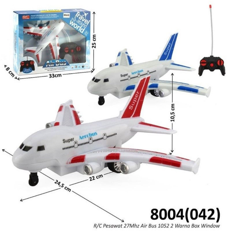 PESAWAT REMOTE CONTROL RC PESAWAT TERBANG AIR BUS RC helikopter Promo Termurah COD BST