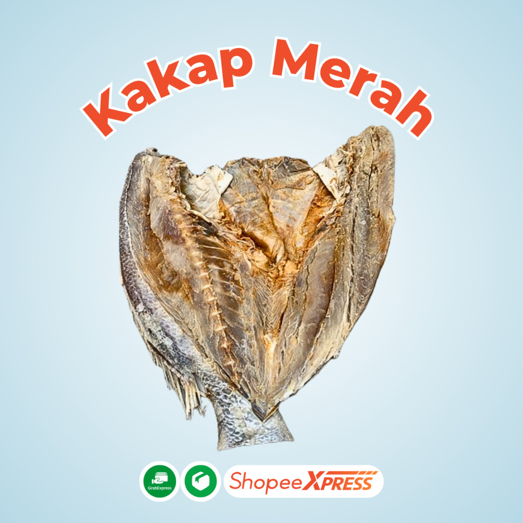 

PREMIUM IKAN ASIN KAKAP MERAH GRADE A 500g