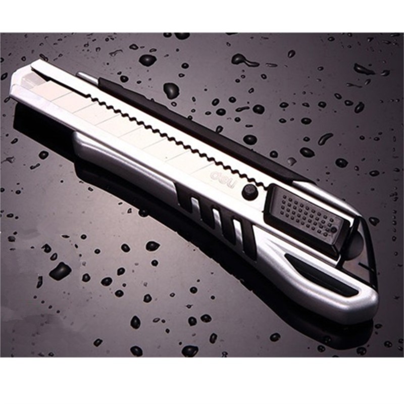

High Quality Zinc Alloy Large Size Utility Knife Auto-lock Paper Cutter Razor Blades Knife School and Office Stationery Tools