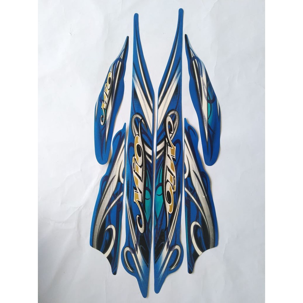 stiker striping yamaha mio smile 2010 biru
