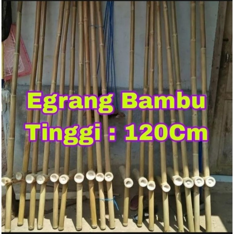 Engrang  Bambu 120Cm / Egrang Bambu Anak Anak Sd/ Mainan Tradisional Jujungkungan